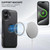iPhone 16 Plus Suteni G1 Cross Texture MagSafe Phone Case - Black