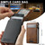 iPhone 16 Plus Suteni H19 Oil Wax 2-in-1 MagSafe Removable Card Box Back Phone Case - Brown