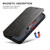 iPhone 16 Plus Suteni J05 Leather Magnetic MagSafe Phone Case - Black