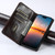 iPhone 16 Pro Max Suteni Baroque Calf Texture Buckle Wallet Leather Phone Case - Brown