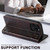 iPhone 16 Pro Max Suteni Baroque Calf Texture Buckle Wallet Leather Phone Case - Brown