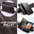 iPhone 16 Pro Max Suteni Baroque Calf Texture Buckle Wallet Leather Phone Case - Brown