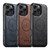 iPhone 16 Pro Max Suteni G5 Cowhide Leather MagSafe Magnetic Phone Case - Black