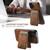 iPhone 16 Pro Max Suteni H15 MagSafe Oil Eax Leather Detachable Wallet Back Phone Case - Brown