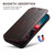 iPhone 16 Pro Max Suteni J05 Leather Magnetic MagSafe Phone Case - Brown