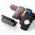 iPhone 16 Pro Max Suteni J05 Leather Magnetic MagSafe Phone Case - Brown