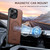 iPhone 16 Pro Max Suteni M4 Magnetic Card Bag MagSafe Leather Phone Case - Brown