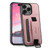 iPhone 16 Pro Suteni H13 Litchi Leather Wrist Strap Wallet Back Phone Case - Pink