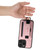 iPhone 16 Pro Suteni H13 Litchi Leather Wrist Strap Wallet Back Phone Case - Pink