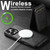 iPhone 16 Pro Suteni H15 MagSafe Oil Eax Leather Detachable Wallet Back Phone Case - Black