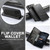iPhone 16 Suteni Baroque Calf Texture Buckle Wallet Leather Phone Case - Black
