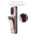 iPhone 16 Suteni H03 Litchi Leather Card Bag Stand Back Phone Case - Pink