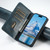 iPhone 16 Suteni J02 Oil Wax Wallet Leather Phone Case - Blue