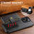 iPhone 16 Suteni M4 Magnetic Card Bag MagSafe Leather Phone Case - Black