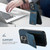 iPhone 16e Suteni H02 Litchi Leather Card Wallet Stand Back Phone Case - Blue