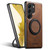 Samsung Galaxy S22+ 5G Suteni G3 Oil Wax 360 Rotation Holder MagSafe Back Phone Case - Brown