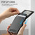Samsung Galaxy S22+ 5G Suteni H19 Litchi Texture 2-in-1 MagSafe Removable Card Case Back Phone Case - Black