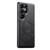 Samsung Galaxy S23 Ultra 5G Suteni G5 Cowhide Leather Magnetic Phone Case - Black