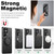 Samsung Galaxy S24+ 5G Suteni G3 Oil Wax 360 Rotation Holder MagSafe Back Phone Case - Black