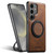 Samsung Galaxy S24+ 5G Suteni G3 Oil Wax 360 Rotation Holder MagSafe Back Phone Case - Brown