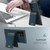 Samsung Galaxy S24+ 5G Suteni H17 Litchi Texture Leather MagSafe Detachable Wallet Phone Case - Blue