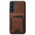 Samsung Galaxy S24+ 5G Suteni H17 Litchi Texture Leather MagSafe Detachable Wallet Phone Case - Brown