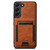 Samsung Galaxy S24+ 5G Suteni H17 Litchi Texture Leather MagSafe Detachable Wallet Phone Case - Khaki