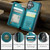 iPhone 16 CaseMe C22 Card Slots Holder RFID Anti-theft Phone Case - Green
