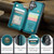 iPhone 16 Plus CaseMe C22 Card Slots Holder RFID Anti-theft Phone Case - Green