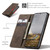 OnePlus 13 CaseMe 013 Multifunctional Horizontal Flip Leather Phone Case - Coffee