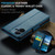 Samsung Galaxy A06 CaseMe 023 Butterfly Buckle Litchi Texture RFID Anti-theft Leather Phone Case - Blue