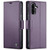 Samsung Galaxy A26 CaseMe 023 Butterfly Buckle Litchi Texture RFID Anti-theft Leather Phone Case - Purple