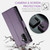 Samsung Galaxy A26 CaseMe 023 Butterfly Buckle Litchi Texture RFID Anti-theft Leather Phone Case - Purple