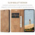 Samsung Galaxy A36 CaseMe 013 Multifunctional Horizontal Flip Leather Phone Case - Brown