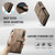Samsung Galaxy A36 CaseMe C30 Card Slots Zipper Wallet Leather Phone Case - Brown