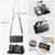 Samsung Galaxy A36 CaseMe C36 Card Slots Zipper Wallet RFID Anti-theft Leather Phone Case - Black