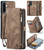 Samsung Galaxy A56 CaseMe 008 Detachable Multifunctional Leather Phone Case - Brown