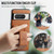 Google Pixel 7 Fierre Shann Oil Wax Cow Leather Card Holder Back Phone Case - Brown