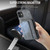 iPhone 11 Fierre Shann Oil Wax Cow Leather Card Holder Back Phone Case - Grey