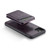 iPhone 11 Pro Max Fierre Shann Cowhide Vertical Flip Magnetic Card Holder Phone Case - Purple