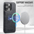 iPhone 12 Pro Max Fierre Shann Cowhide Vertical Flip Magnetic Card Holder Phone Case - Black iPhone 12 Pro Max Fierre Shann Cowhide Vertical Flip Magnetic Card Holder Phone Case - Black