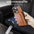 iPhone 13 Pro Max Fierre Shann Oil Wax Cow Leather Card Holder Back Phone Case - Brown iPhone 13 Pro Max Fierre Shann Oil Wax Cow Leather Card Holder Back Phone Case - Brown