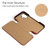 iPhone 16 Fierre Shann Top Layer Cowhide Business Magnetic Leather Phone Case - Brown iPhone 16 Fierre Shann Top Layer Cowhide Business Magnetic Leather Phone Case - Brown