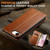iPhone 16e Fierre Shann PU Genuine Leather Texture Phone Case - Brown