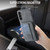 Samsung Galaxy A13 5G Fierre Shann Oil Wax Cow Leather Card Holder Back Phone Case - Grey
