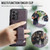 Samsung Galaxy A23 5G Fierre Shann Oil Wax Cow Leather Card Holder Back Phone Case - Purple