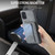 Samsung Galaxy A51 4G Fierre Shann Oil Wax Cow Leather Card Holder Back Phone Case - Grey