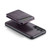 Samsung Galaxy S23 FE 5G Fierre Shann Cowhide Vertical Flip Magnetic Card Holder Phone Case - Purple