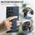 Samsung Galaxy S24 Ultra 5G Fierre Shann Oil Wax Cow Leather Card Holder Back Phone Case - Blue