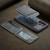Samsung Galaxy S25 Ultra 5G Fierre Shann Cowhide Vertical Flip Magnetic Card Holder Phone Case - Grey